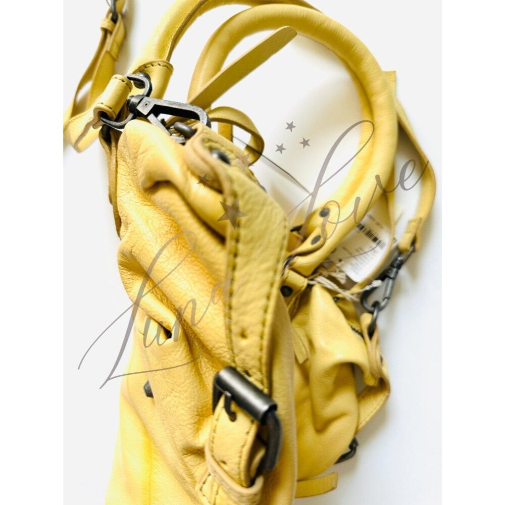 FREE PEOPLE We The Free Baby Emerson Tote Bag In 🔥Butter Yellow🔥 NWT - Picture 7 of 13